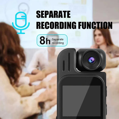 WatchLite™ Y9 Mini Body Camera – Videoregistratore portatile HD 1080P con visione notturna a infrarossi e obiettivo rotante a 180° 