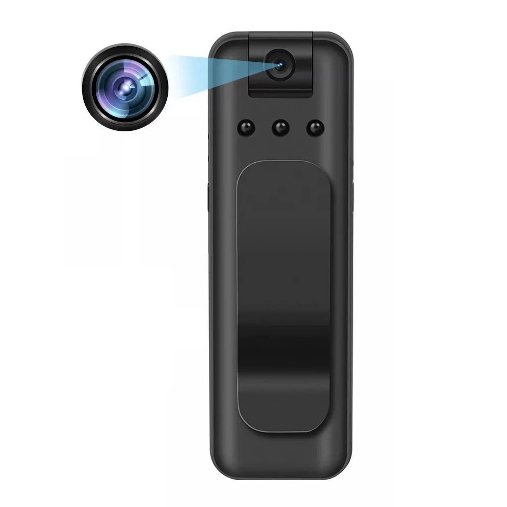 WatchLite™ Y9 Mini Body Camera – Videoregistratore portatile HD 1080P con visione notturna a infrarossi e obiettivo rotante a 180° 